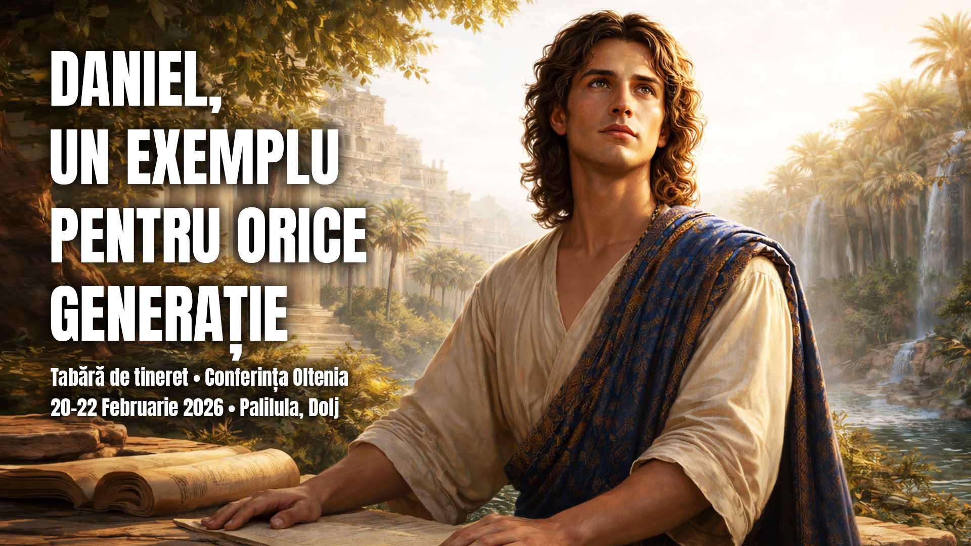 Daniel, un exemplu pentru orice generație – Tabără în Conferința Oltenia – 20-22 Februarie 2026 – Palilula, Dolj