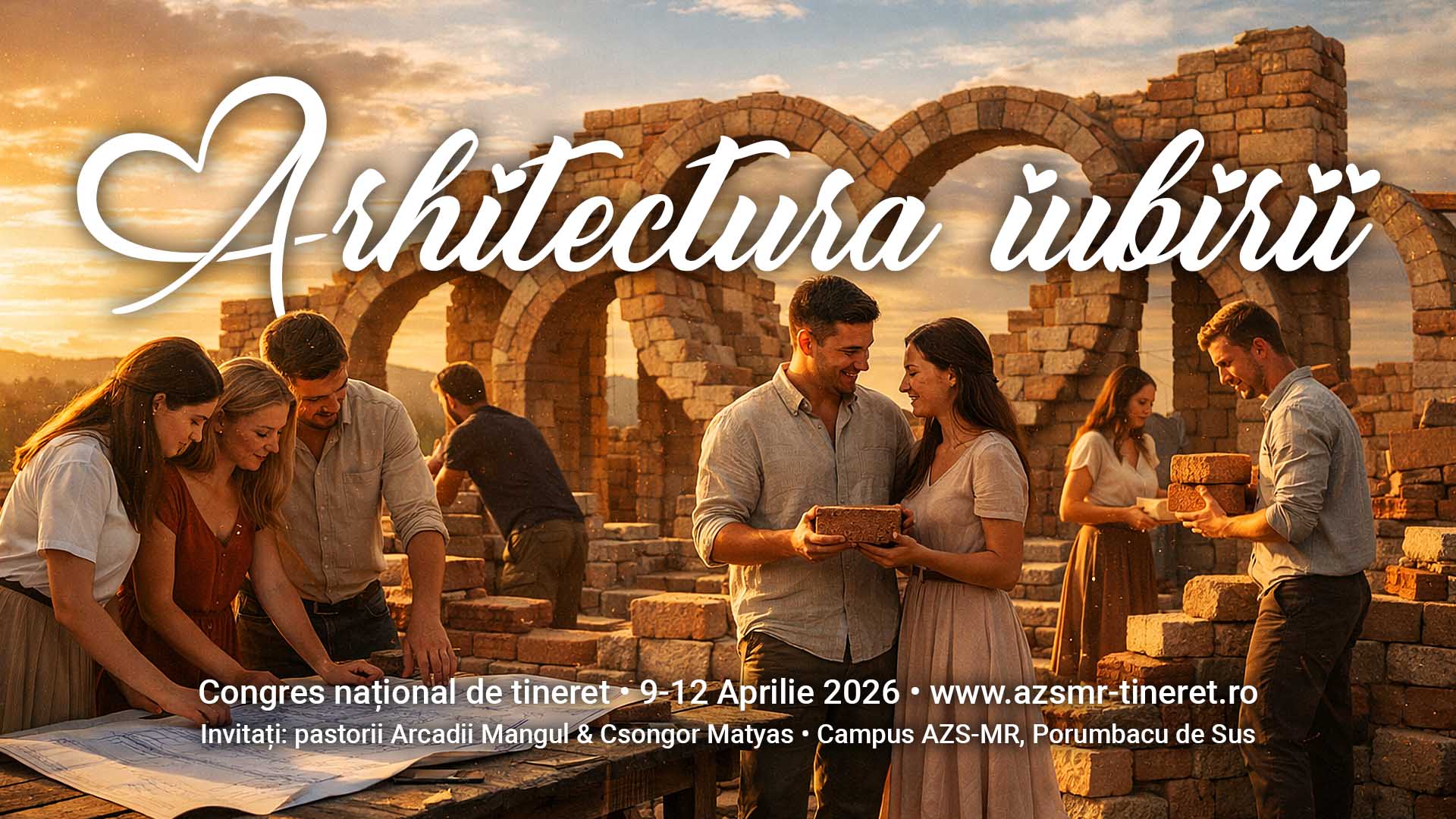 Arhitectura iubirii – Congres național – 9-12 Aprilie 2026 – Campus AZS-MR